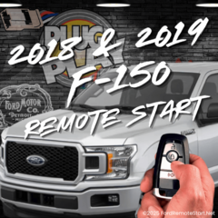2018-2019 Ford F-150 Remote Start System